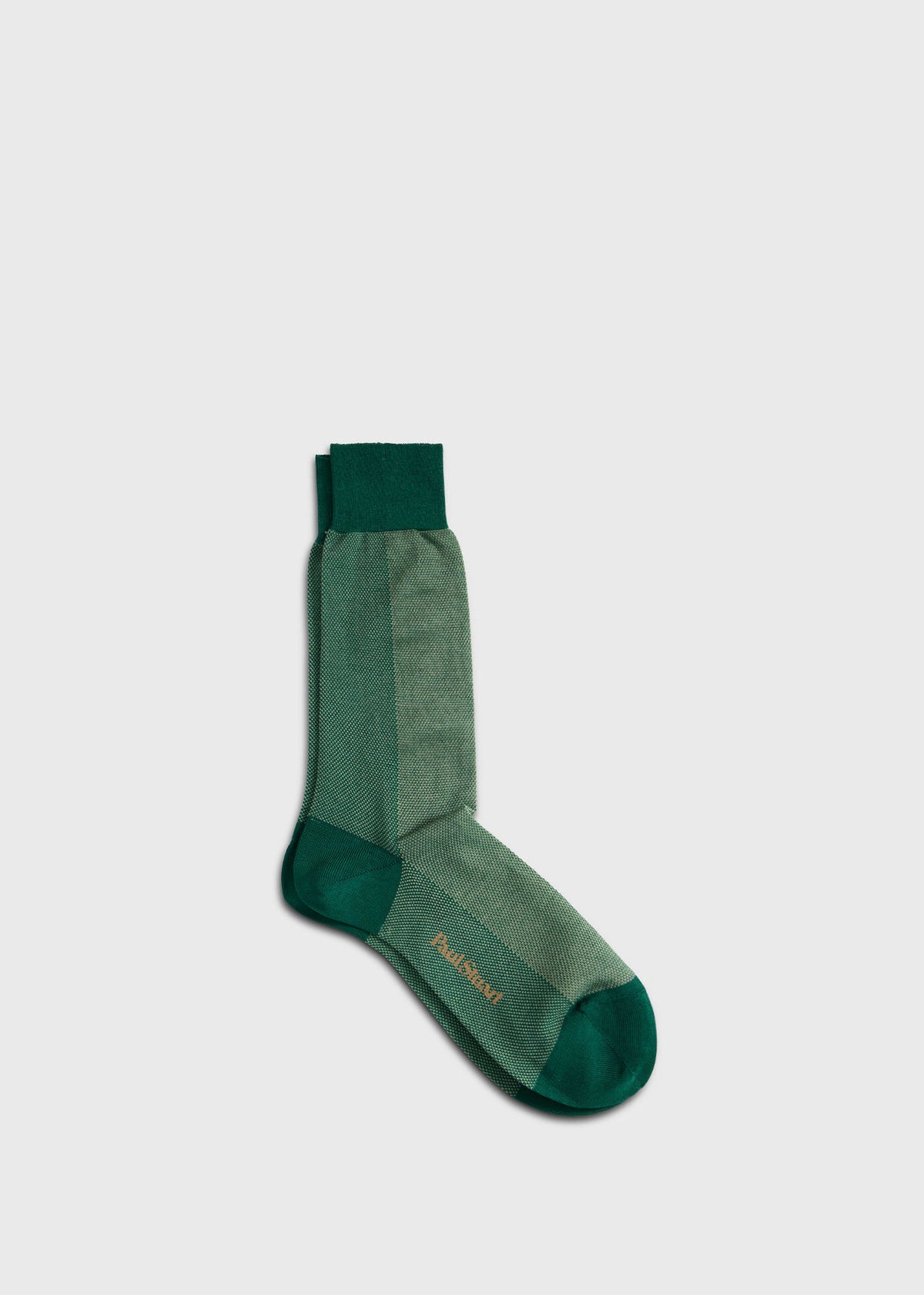Two-Tone Oxford Sock Black - Paul Stuart