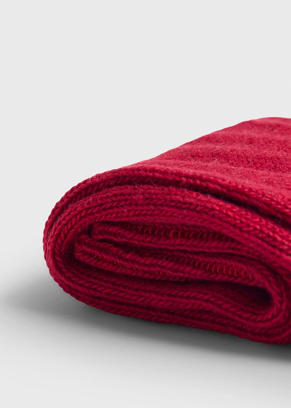 Cashmere Blend Ribbed Sock Brown Heather, unselectable - Paul Stuart