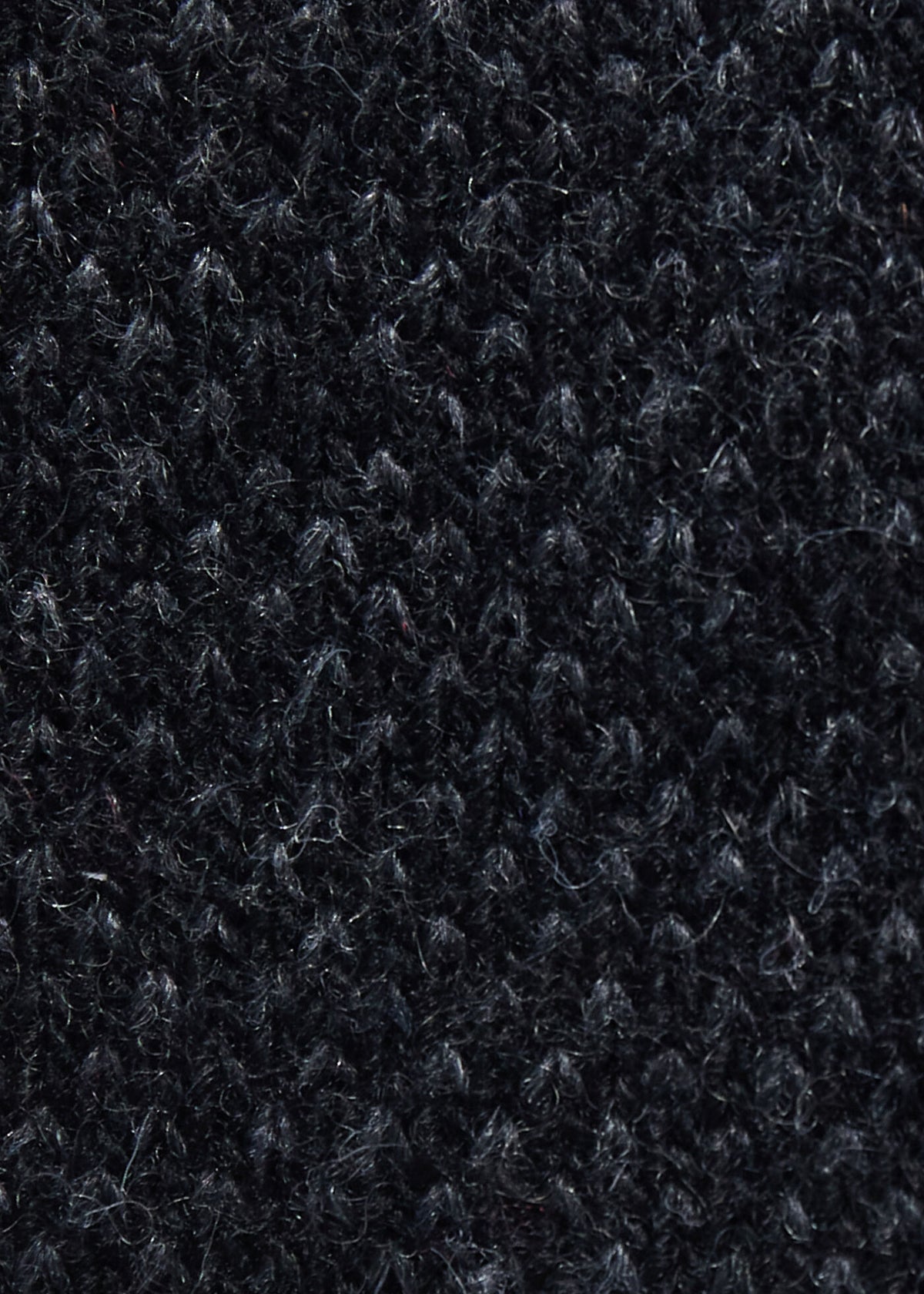 Cashmere Blend Oxford Sock Black - Paul Stuart