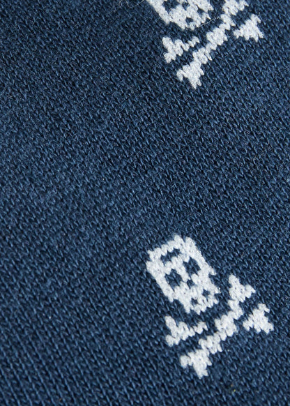 Skull & Bone Sock Black - Paul Stuart