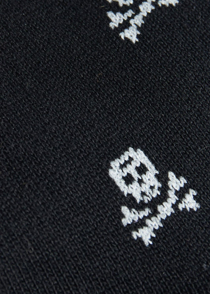 Skull & Bone Sock Black - Paul Stuart