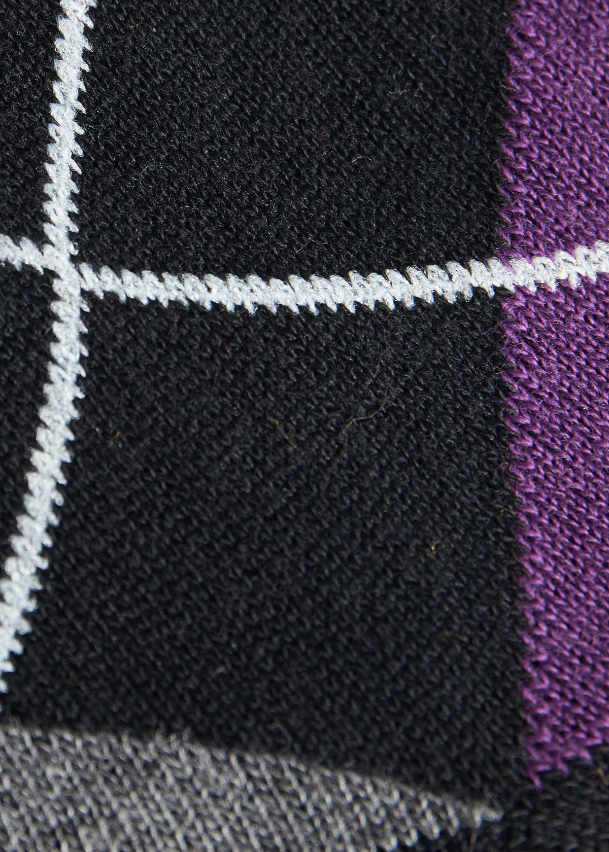 Argyle Sock Black - Paul Stuart