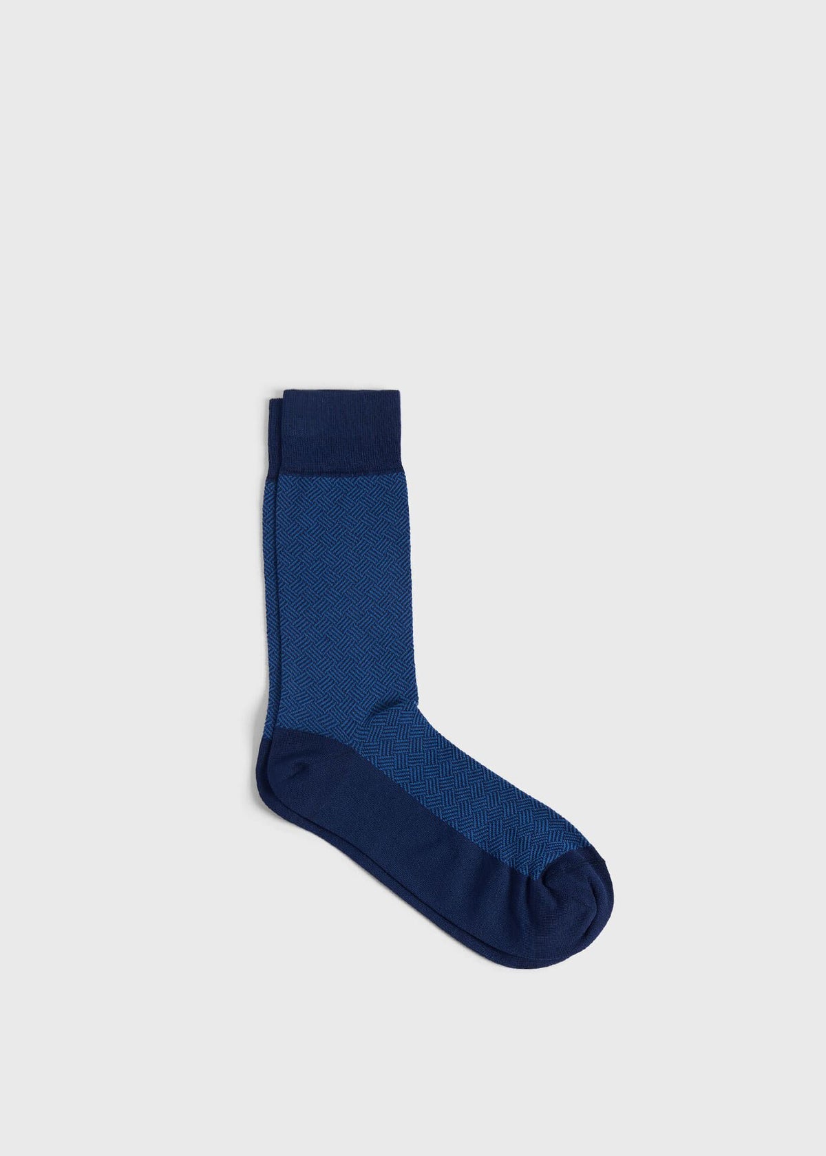 Cotton Parquet Sock Black - Paul Stuart