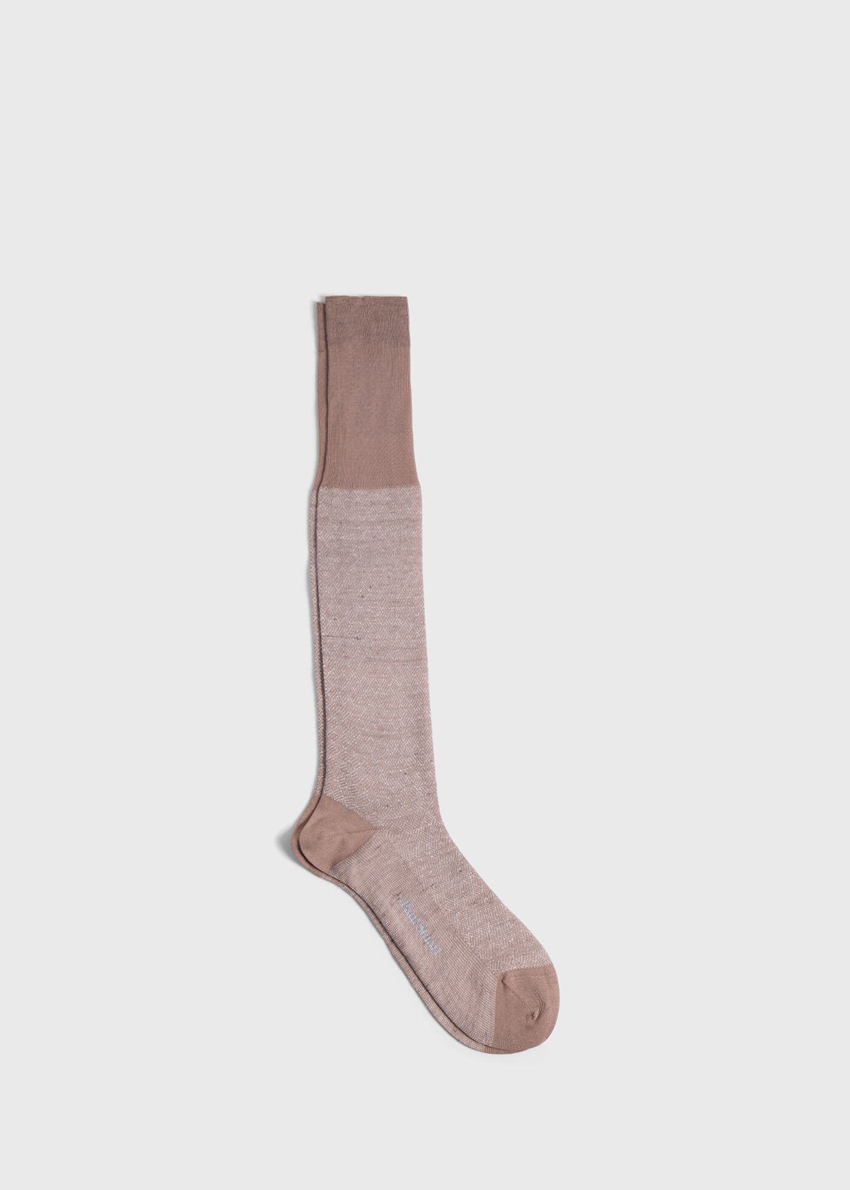 Parquet Jacquard Sock Charcoal - Paul Stuart
