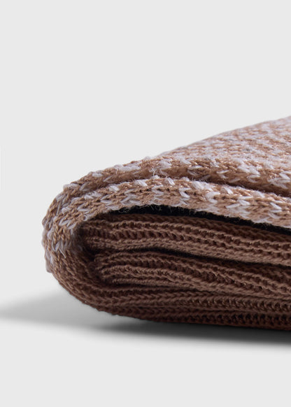 Parquet Jacquard Sock Charcoal - Paul Stuart