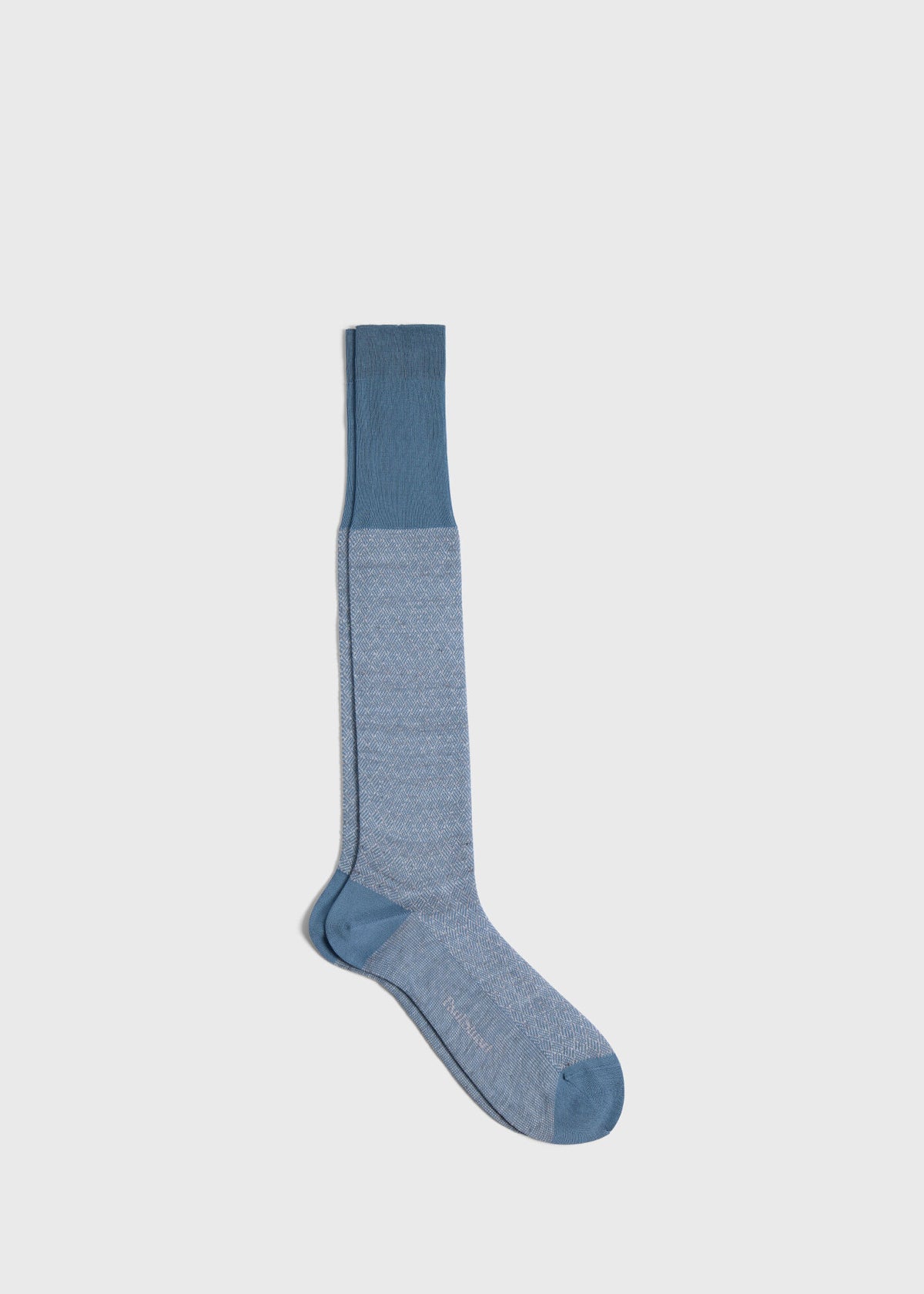 Parquet Jacquard Sock Charcoal - Paul Stuart
