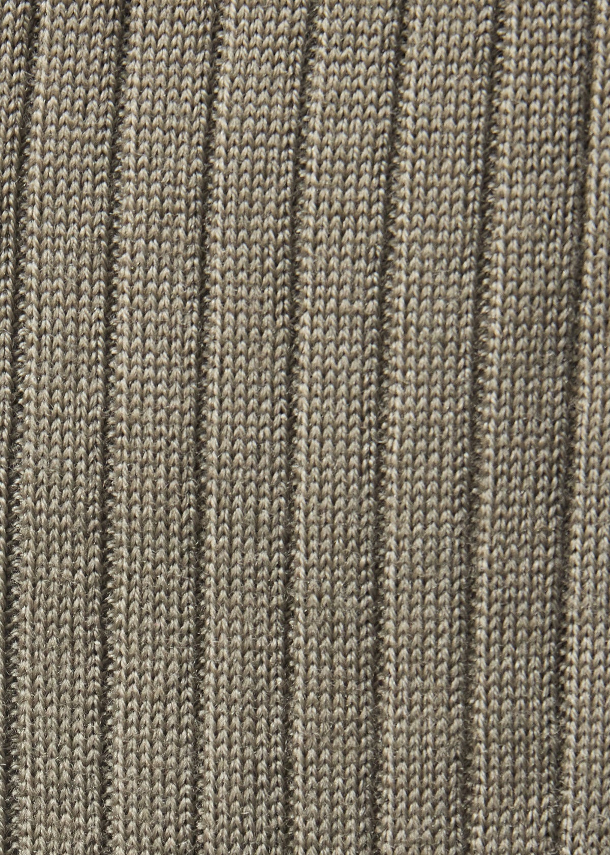 Wool Ribbed Sock with Contrast Trim Grey, unselectable - Paul Stuart
