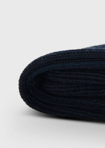 Wool Mini Vanise Sock Black - Paul Stuart
