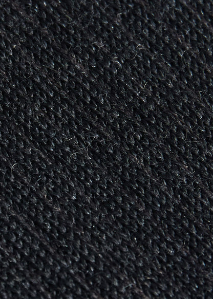 Wool Mini Vanise Sock Black - Paul Stuart