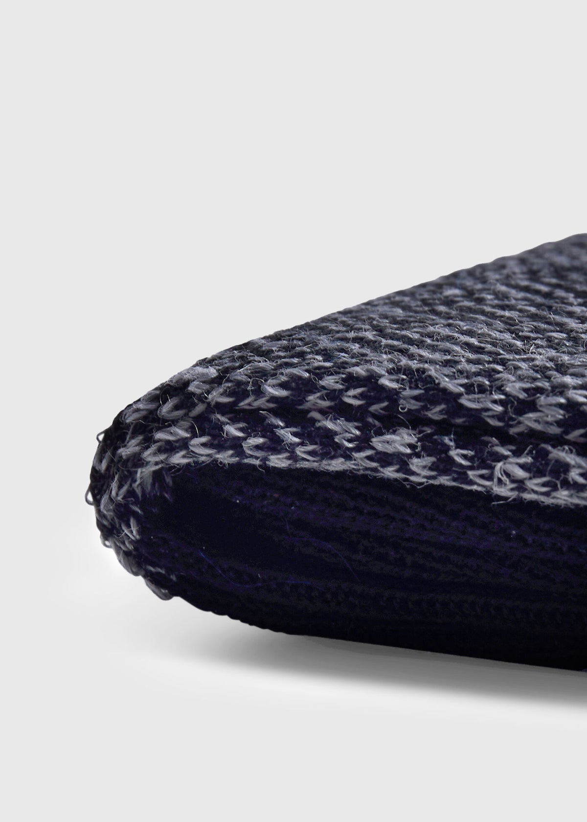 Parquet Jacquard Sock Charcoal - Paul Stuart