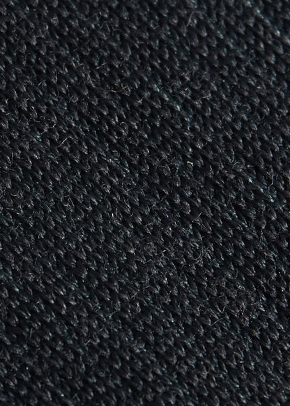 Wool Mini Vanise Sock Black - Paul Stuart