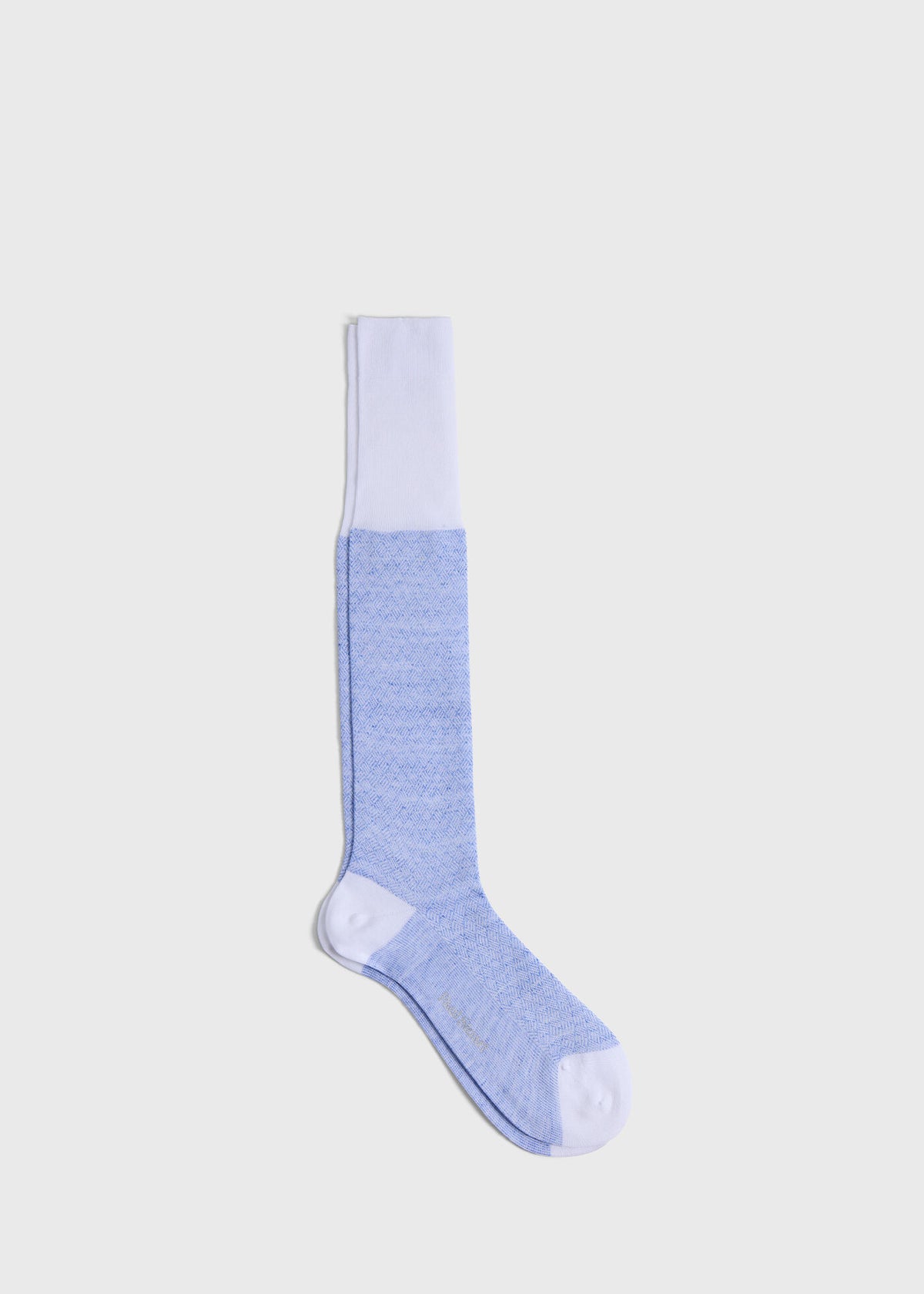 Parquet Jacquard Sock Charcoal - Paul Stuart