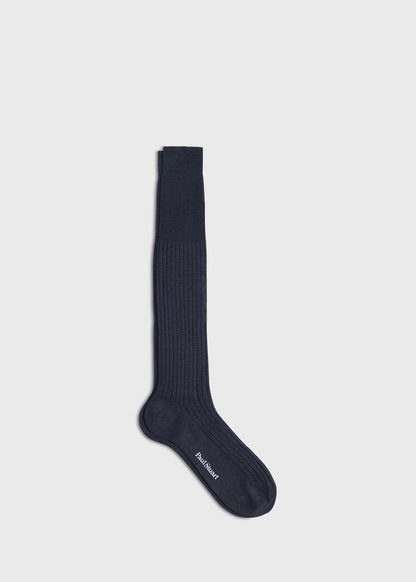 All Year Cotton Dress Sock Black - Paul Stuart