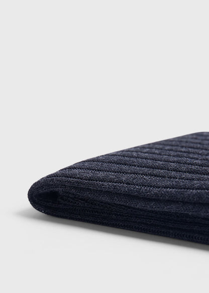 All Year Cotton Dress Sock Black - Paul Stuart