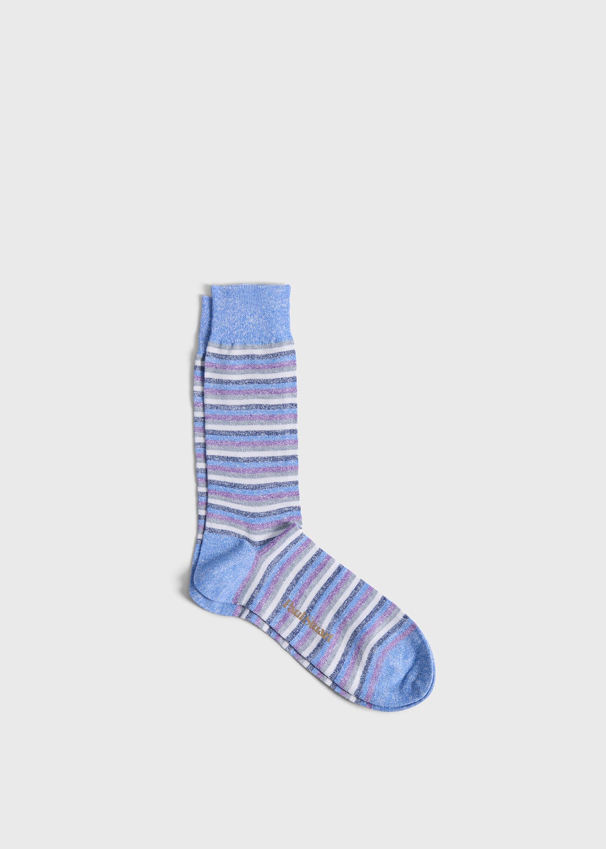 Multicolor Stripe Sock Green - Paul Stuart