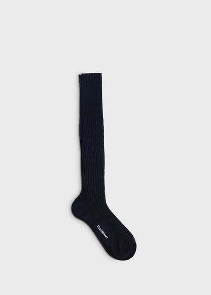 All Year Cotton Dress Sock Black - Paul Stuart