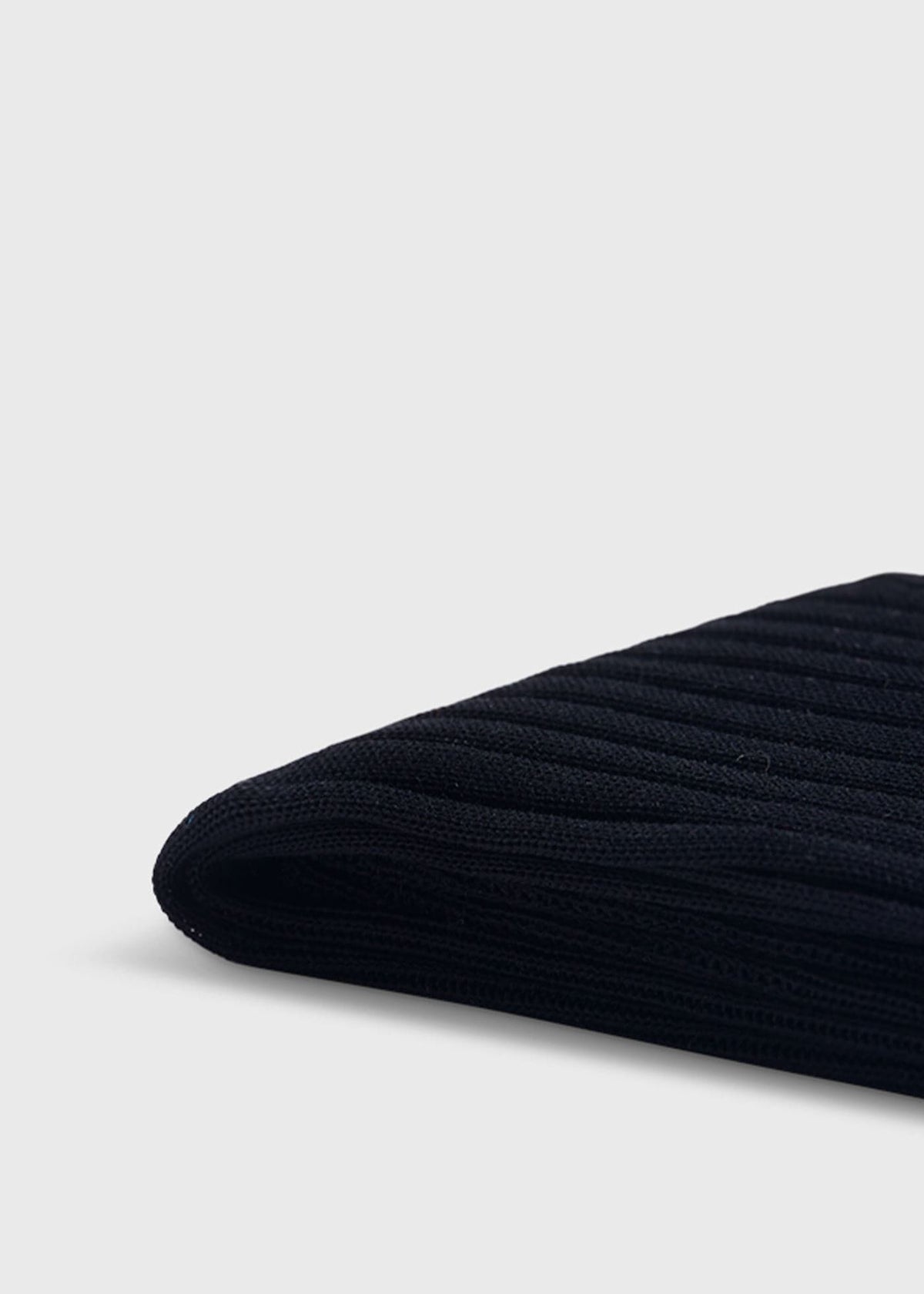 All Year Cotton Dress Sock Black - Paul Stuart