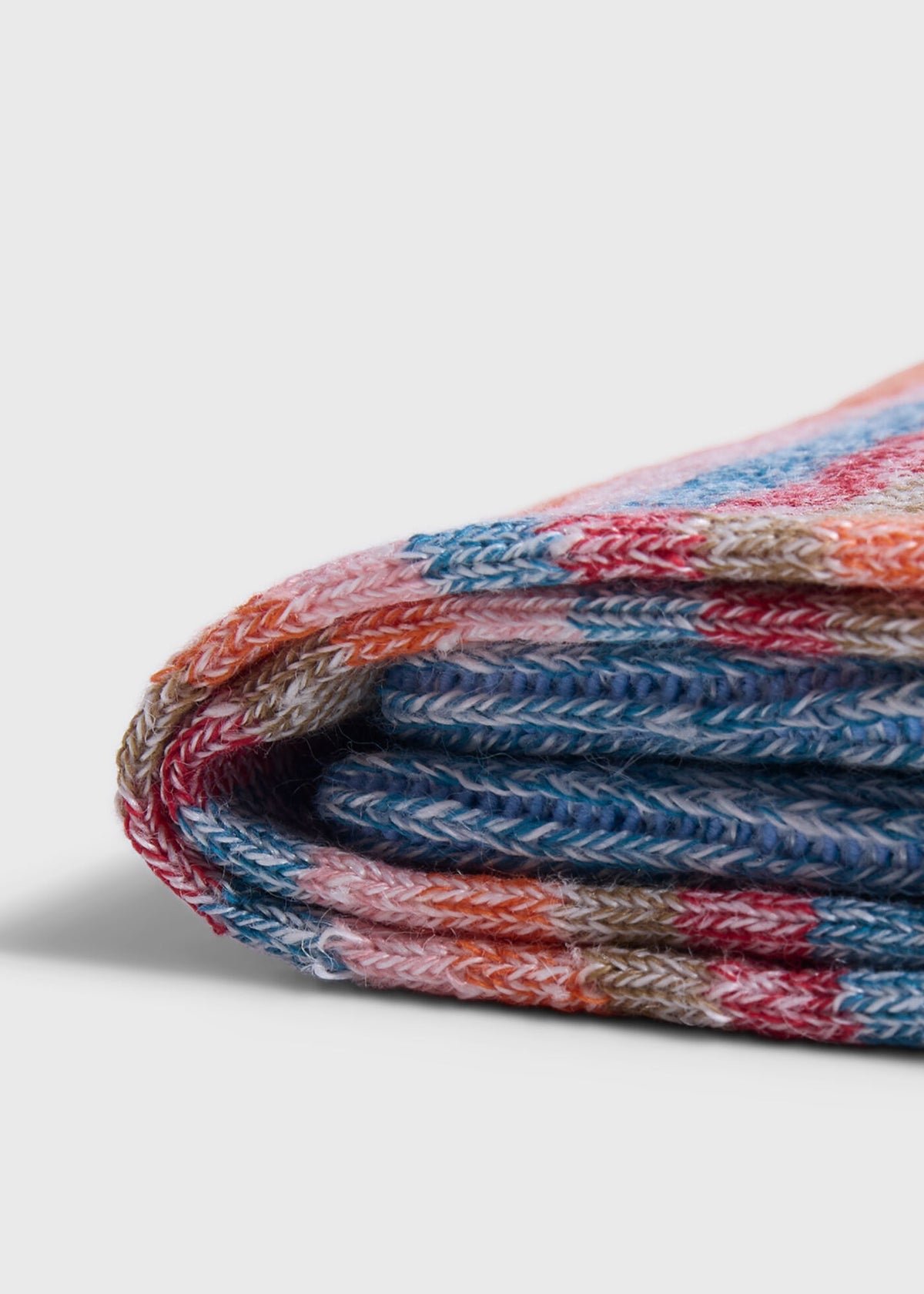 Multicolor Stripe Sock Green - Paul Stuart