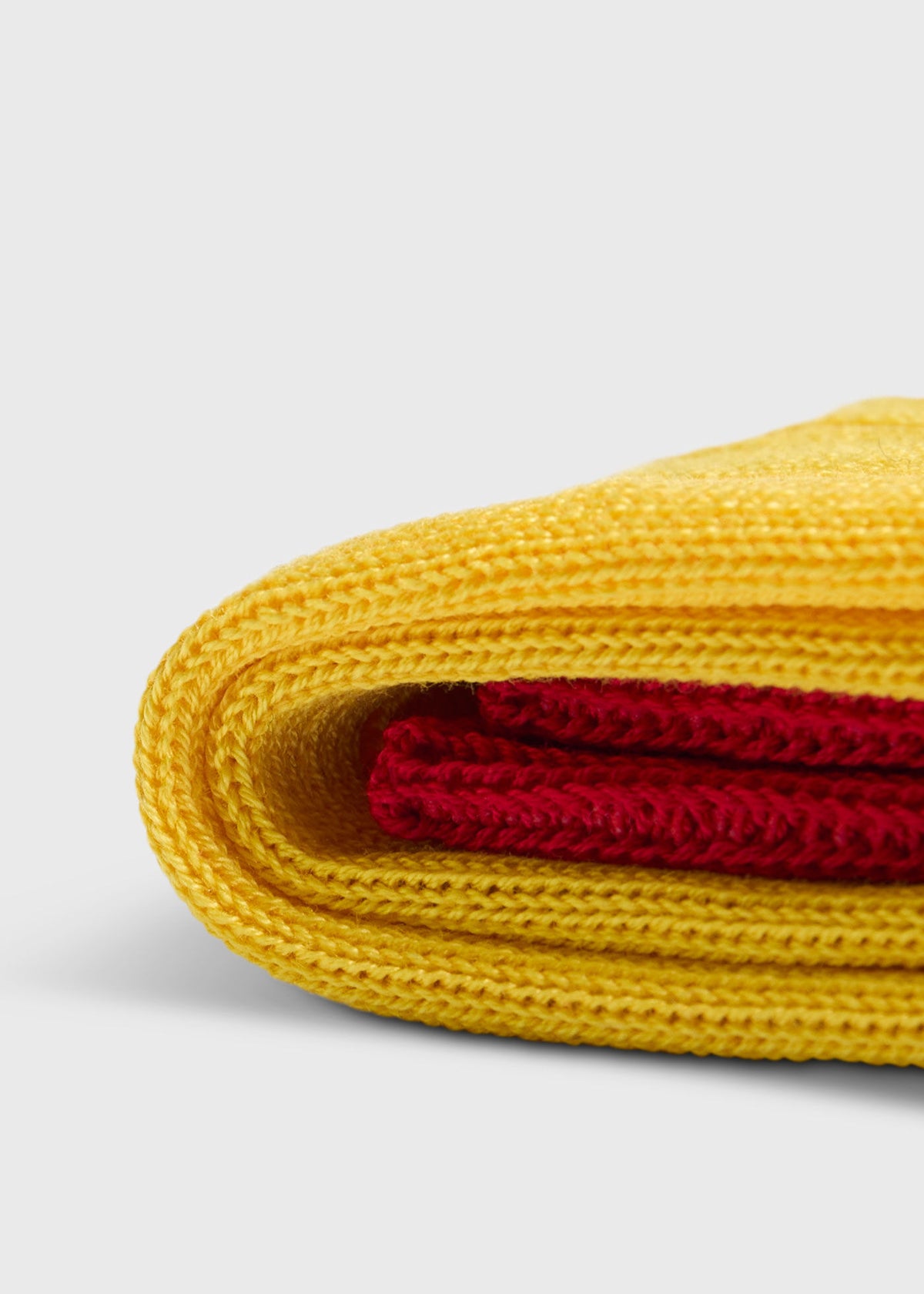Mercerized Cotton Ribbed Sock Berry - Paul Stuart