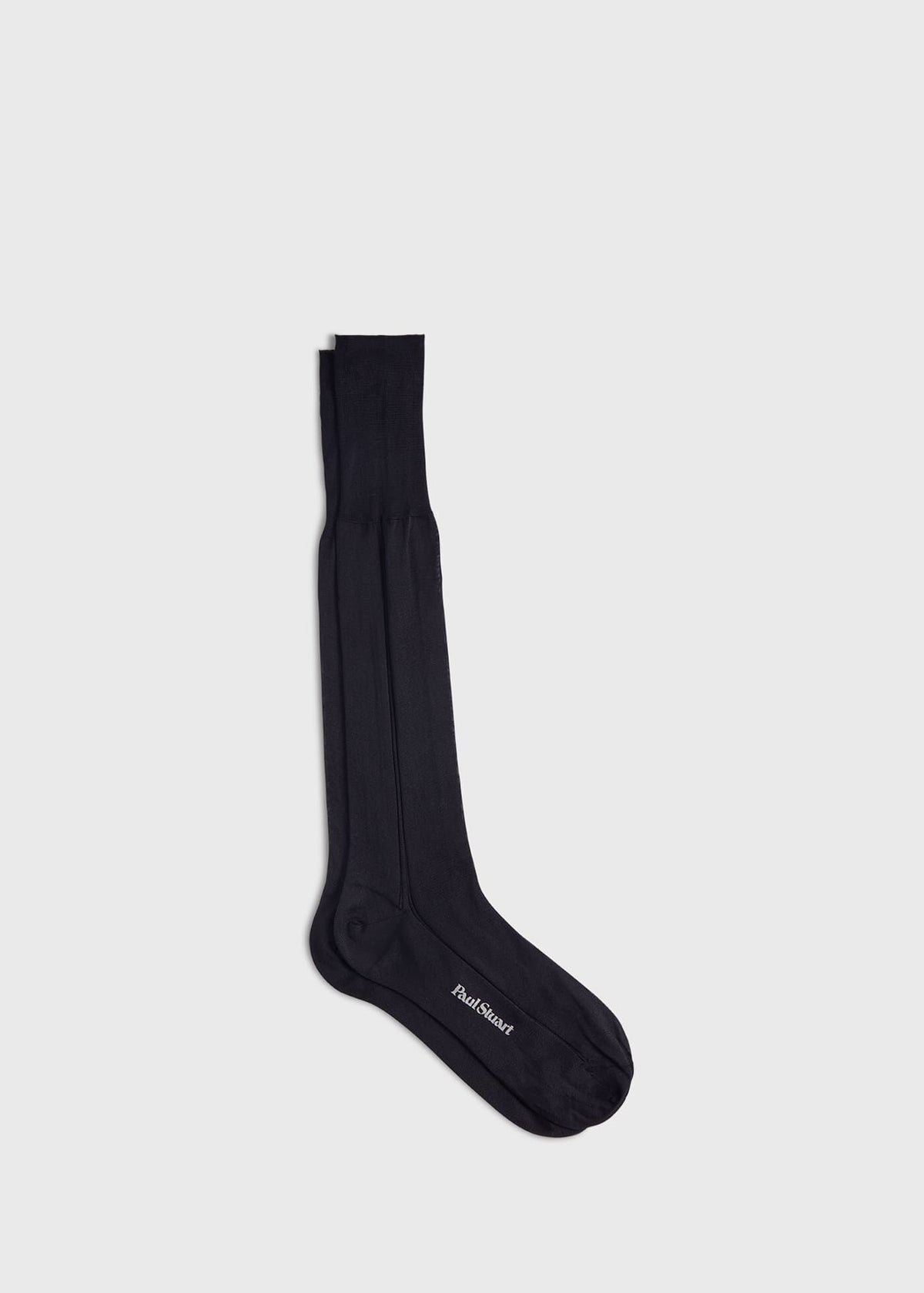 Silk Formal Sock Black - Paul Stuart