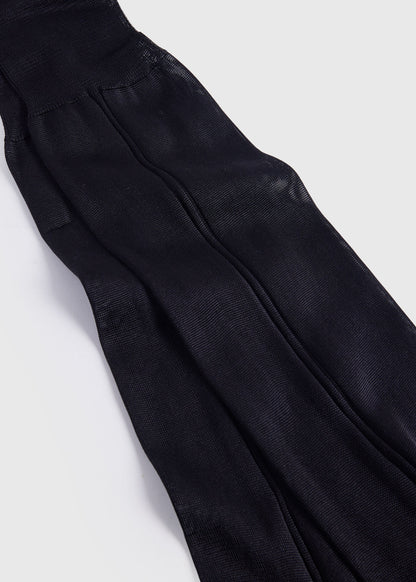 Silk Formal Sock Black - Paul Stuart