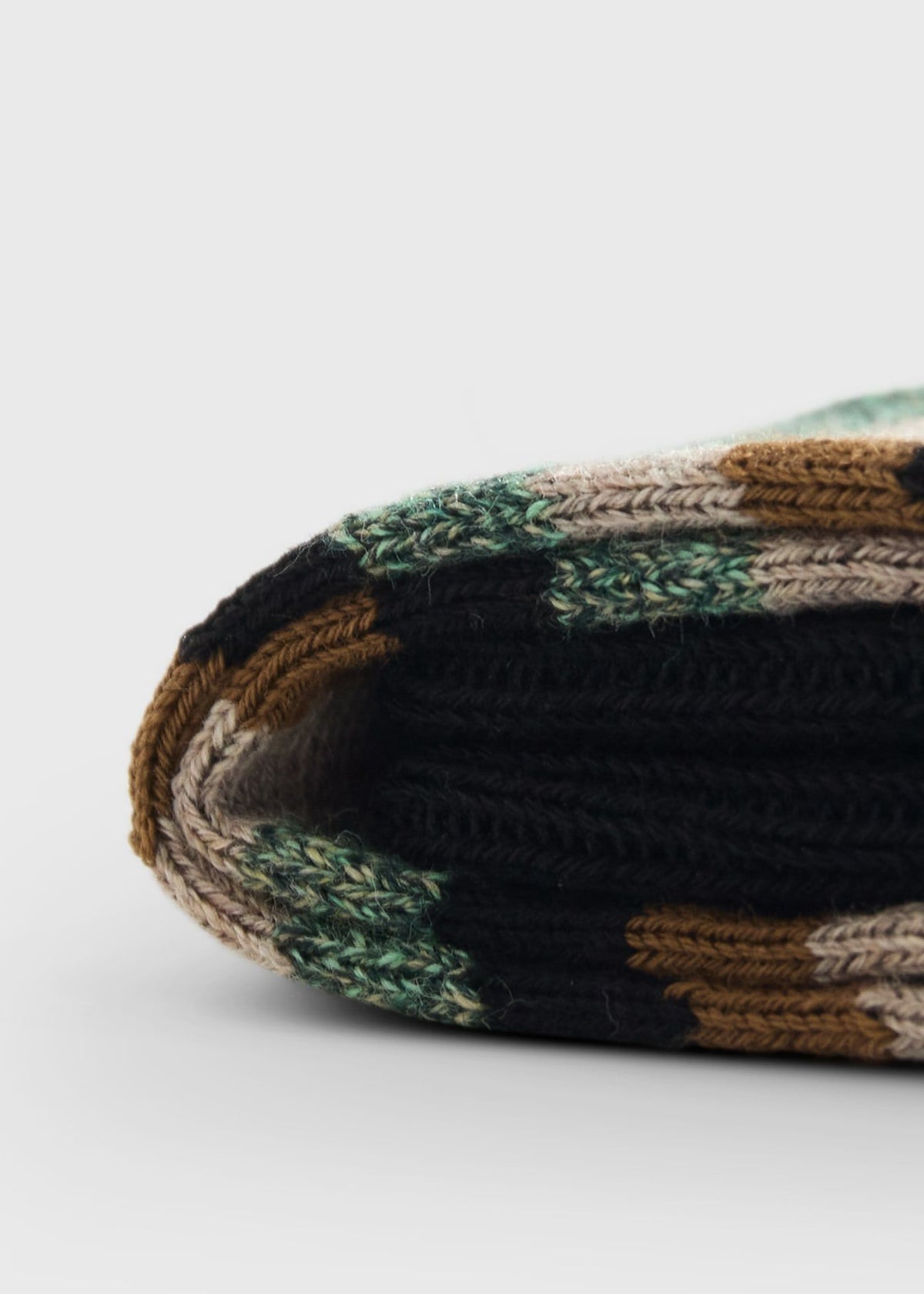 Colorful Stripe Sock Black - Paul Stuart