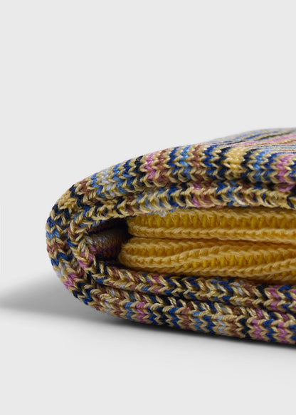 Multi Color Stripe Sock Beige - Paul Stuart