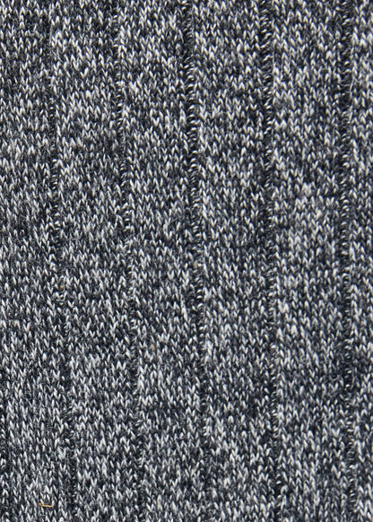Cotton Melange Sock Black - Paul Stuart