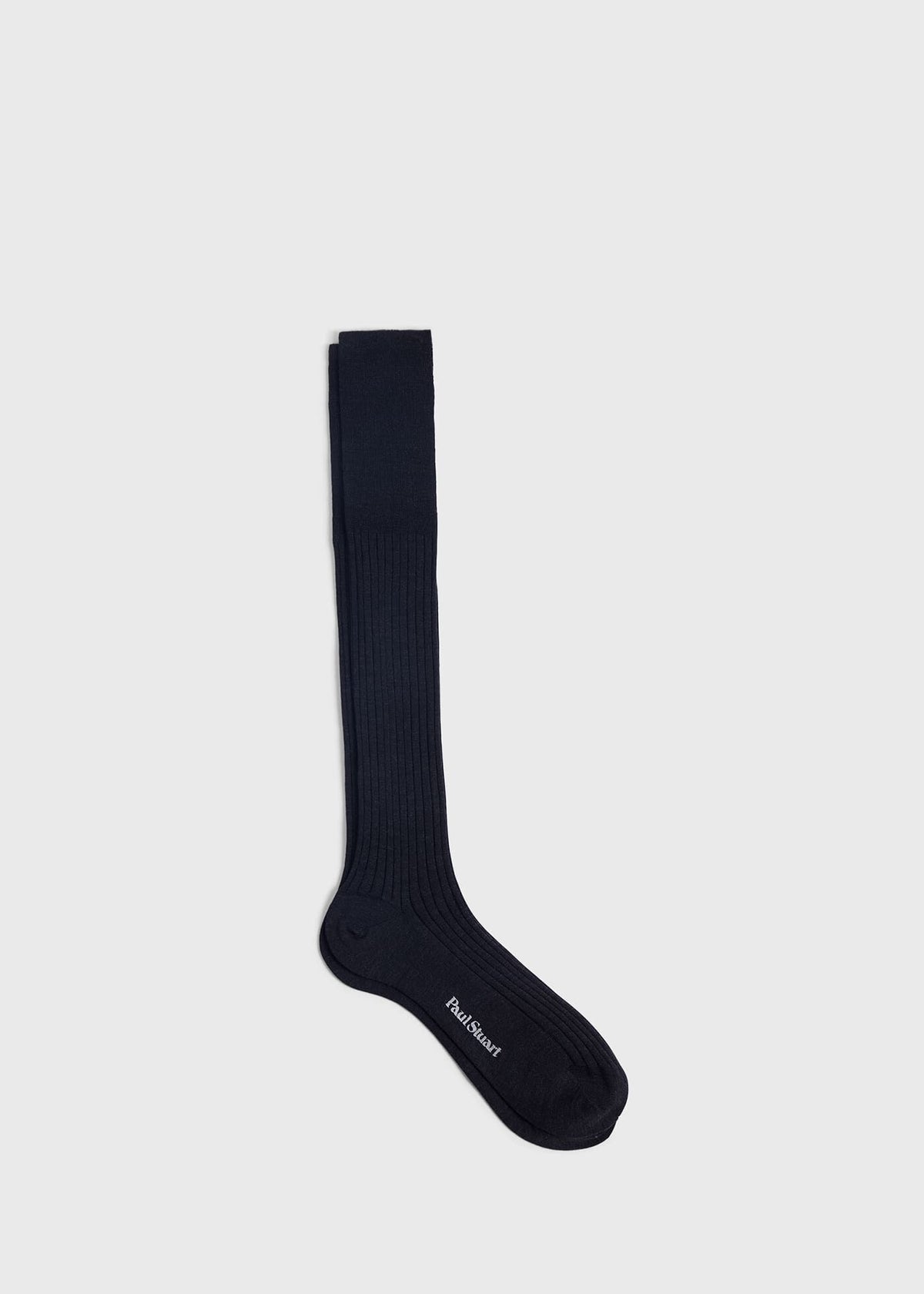 All Year Wool Dress Sock Black - Paul Stuart