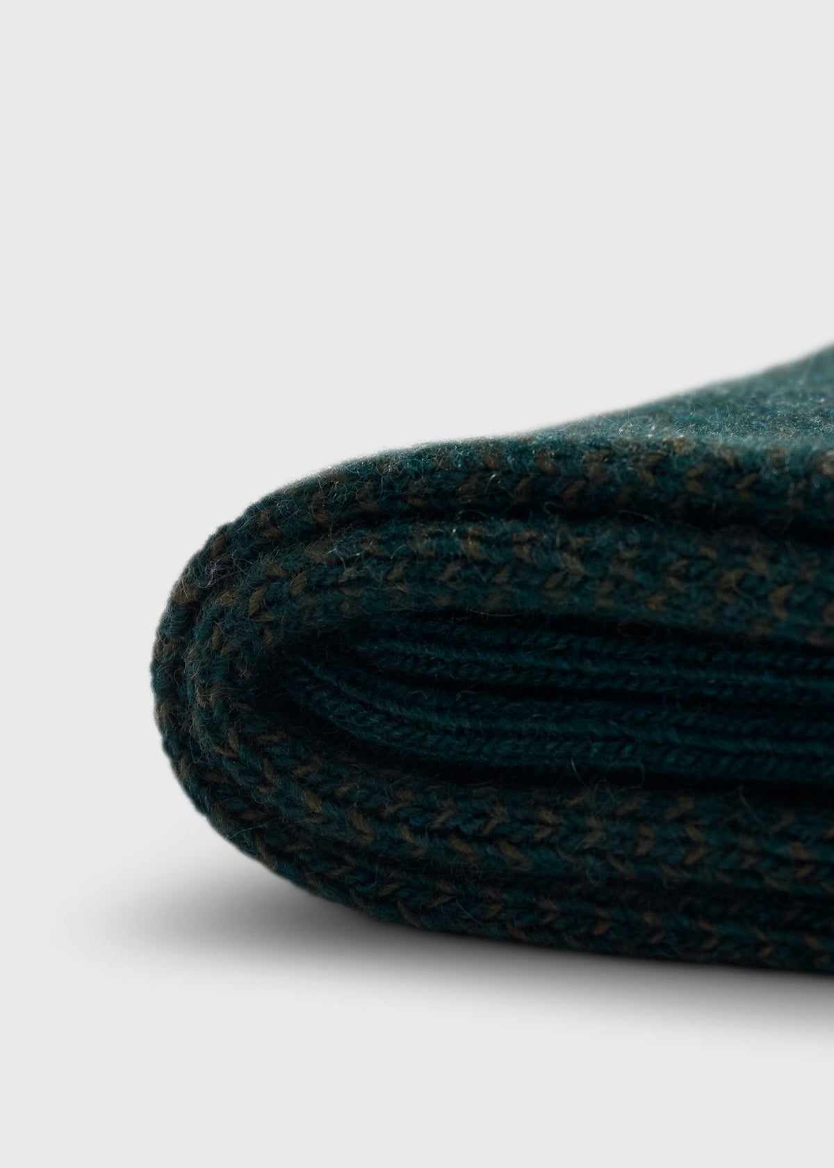Cashmere Blend Oxford Sock Black - Paul Stuart