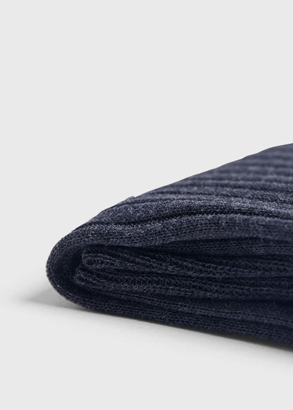 All Year Cotton Dress Sock Black - Paul Stuart