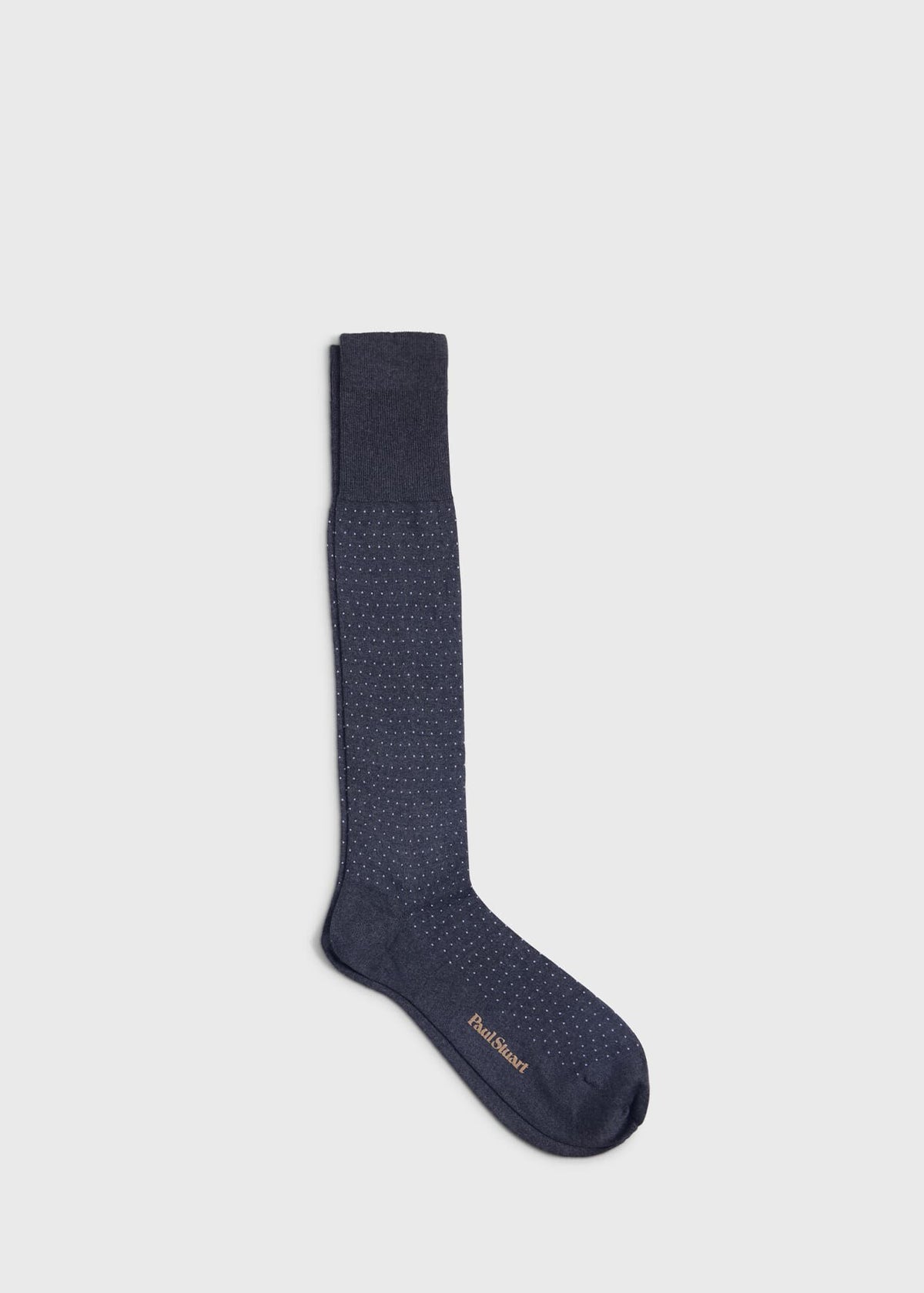 Pindot Dress Sock Black - Paul Stuart