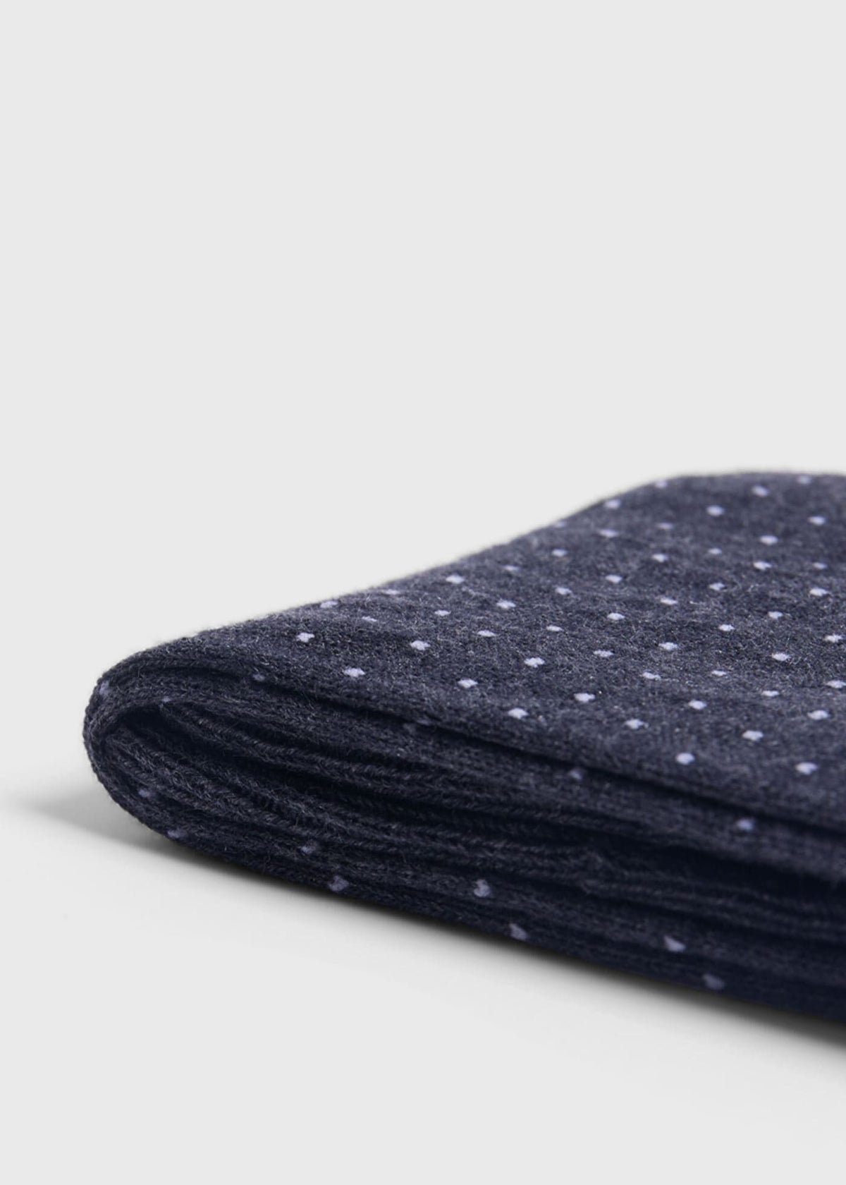 Pindot Dress Sock Black - Paul Stuart