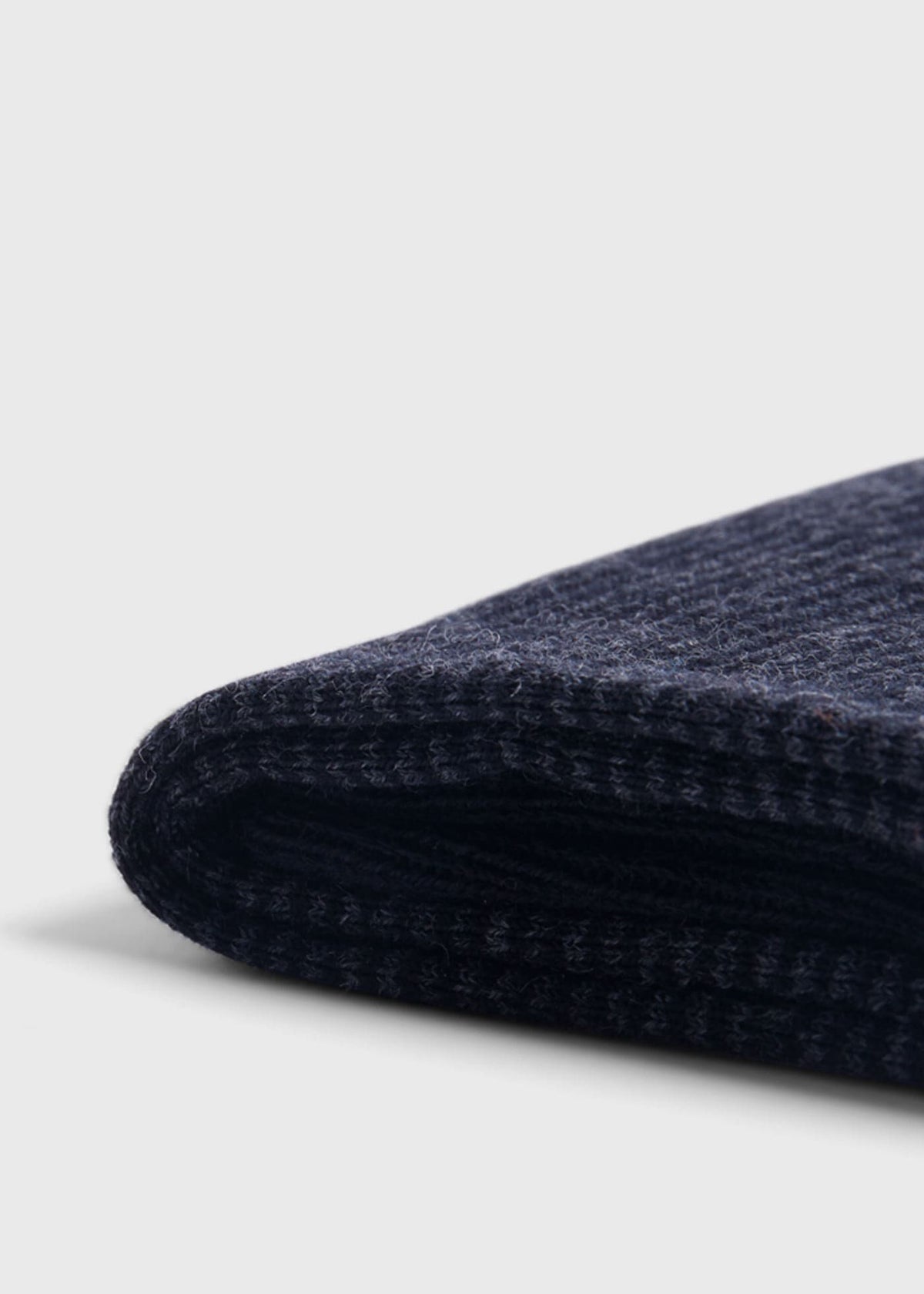 Two Tone Stripe Sock Charcoal - Paul Stuart