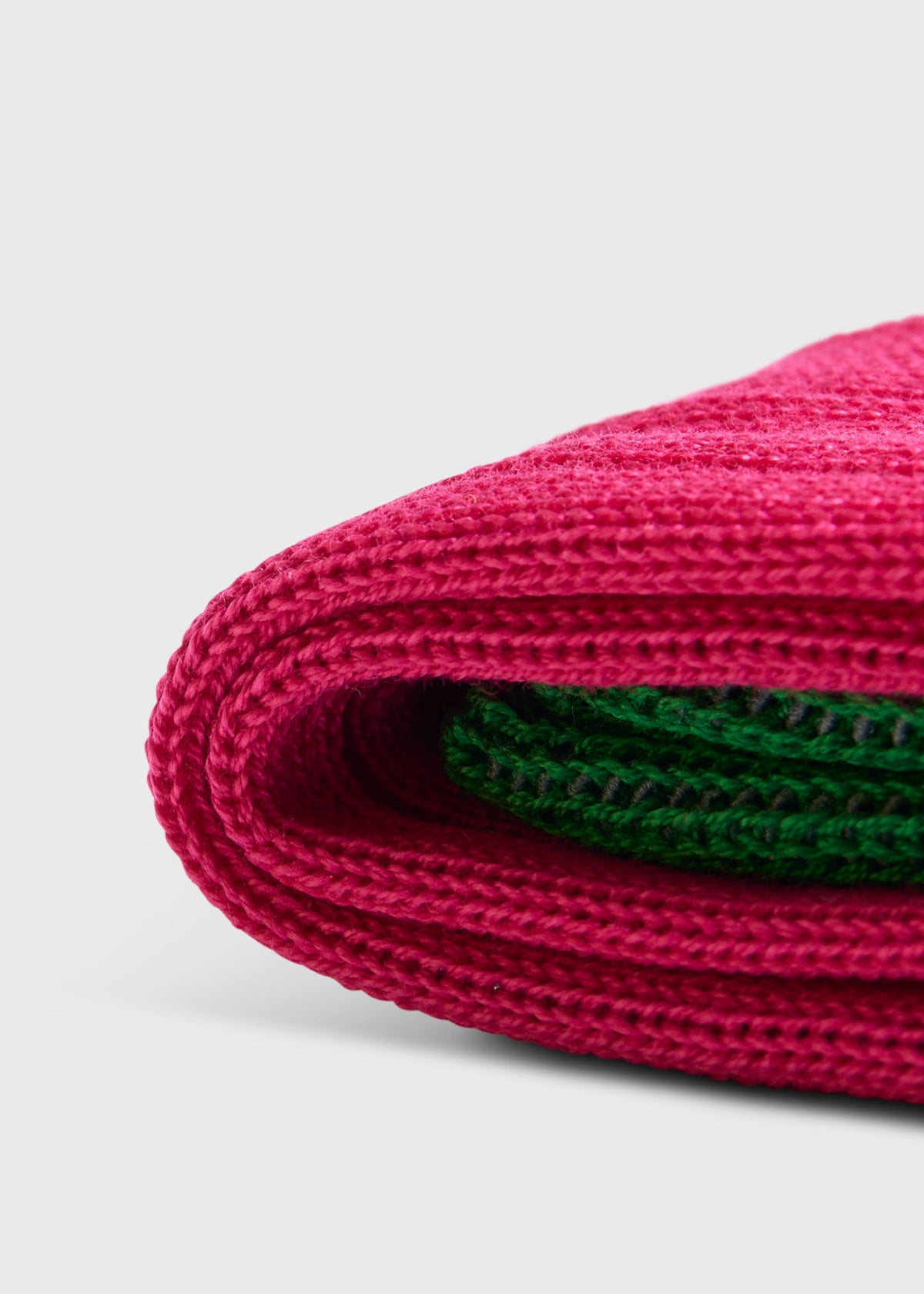 Mercerized Cotton Ribbed Sock Berry - Paul Stuart