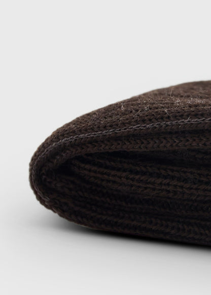 Wool Mini Vanise Sock Black - Paul Stuart