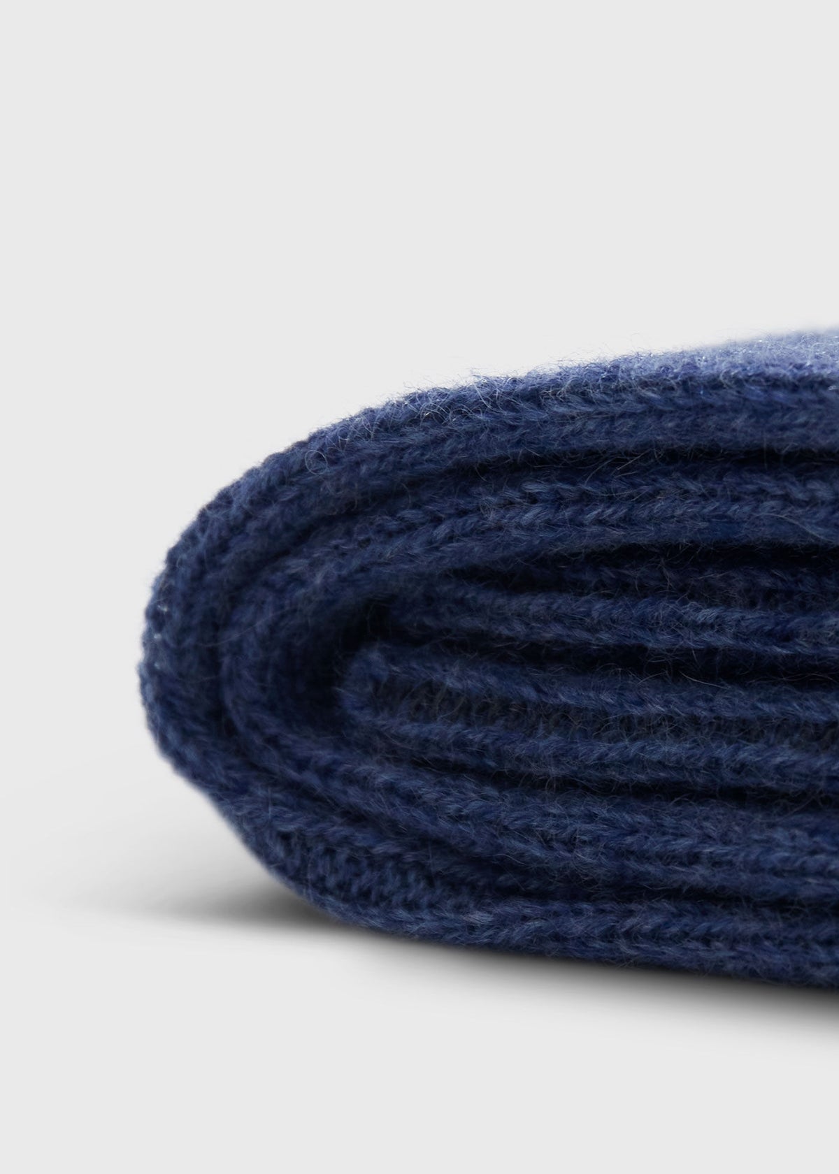 Cashmere Ribbed Sock Black - Paul Stuart