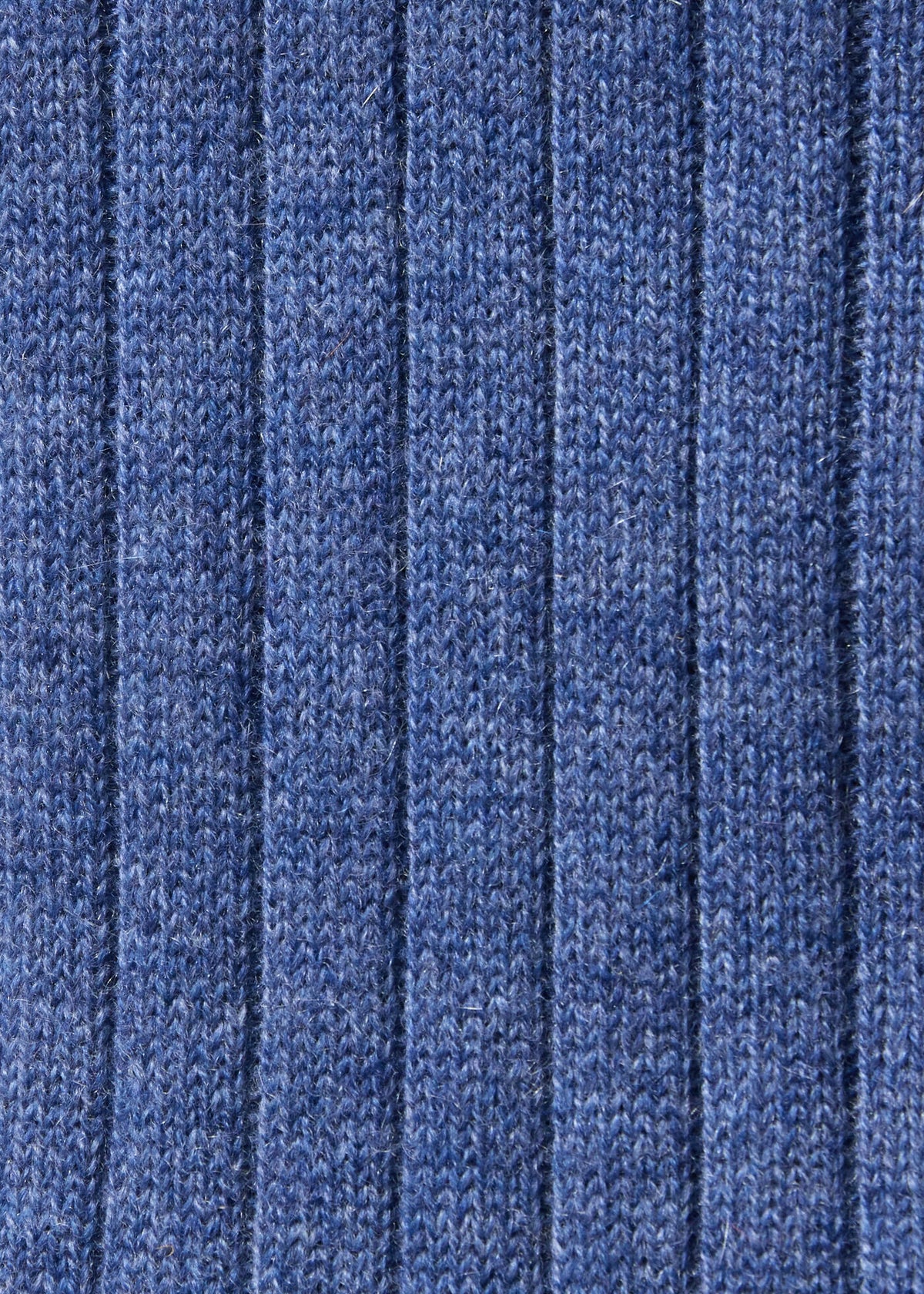 Cashmere Ribbed Sock Black - Paul Stuart