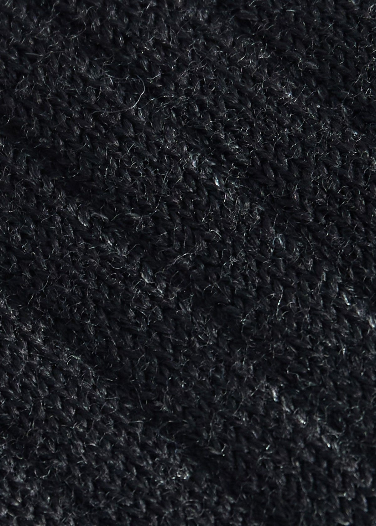 Wool & Cotton Shadow Stripe Sock Black - Paul Stuart