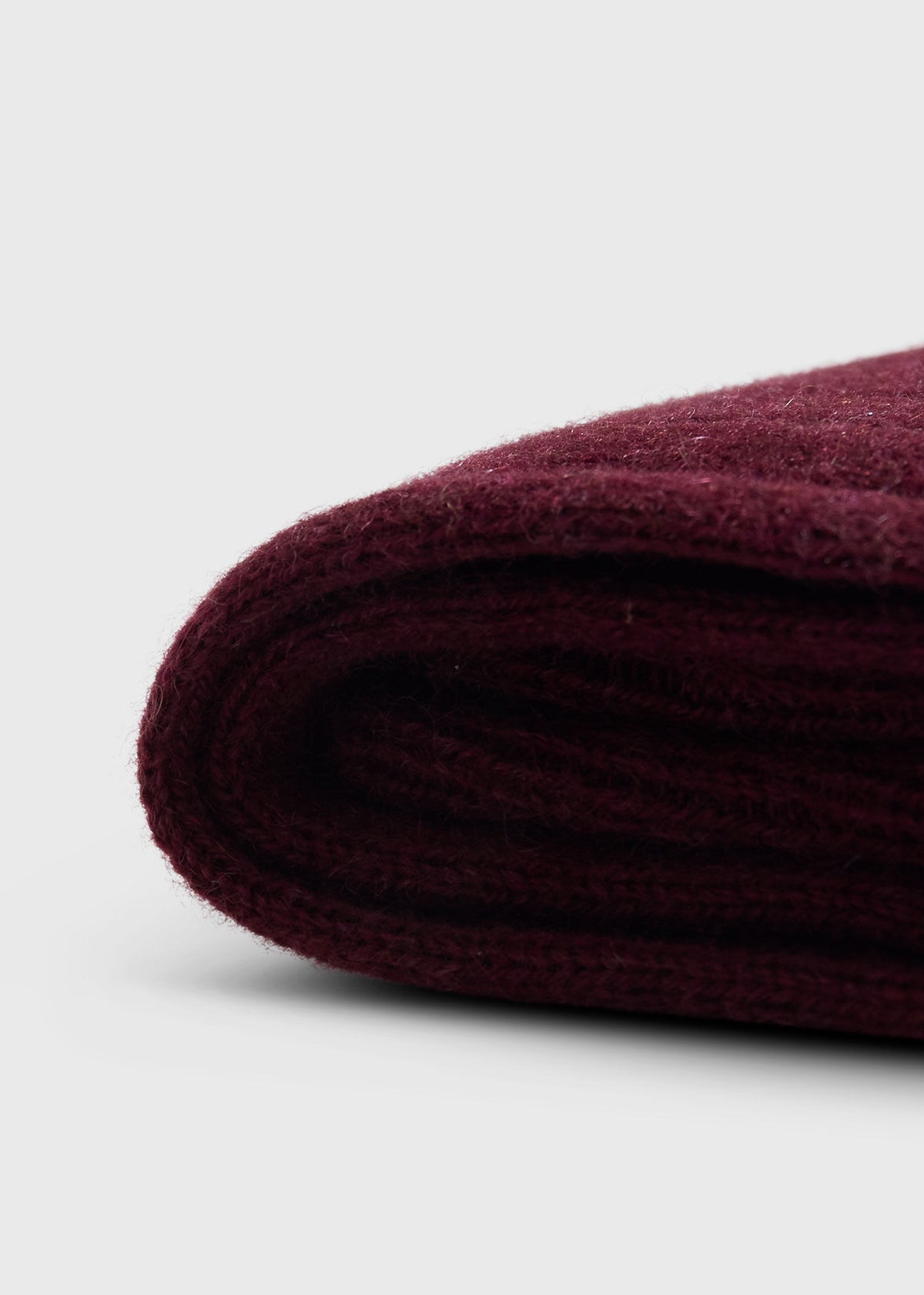 Cashmere Ribbed Sock Black - Paul Stuart