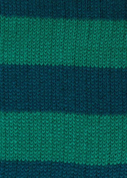 Rugby Stripe Sock Green - Paul Stuart