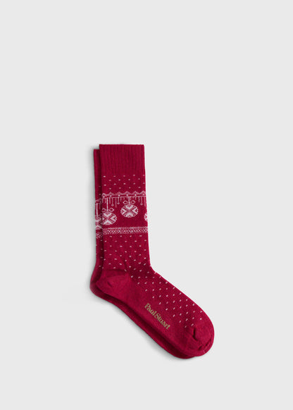 Festive Ornament Sock Biscuit - Paul Stuart