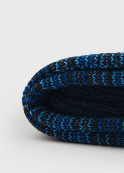 Multicolor Stripe Sock Blue - Paul Stuart