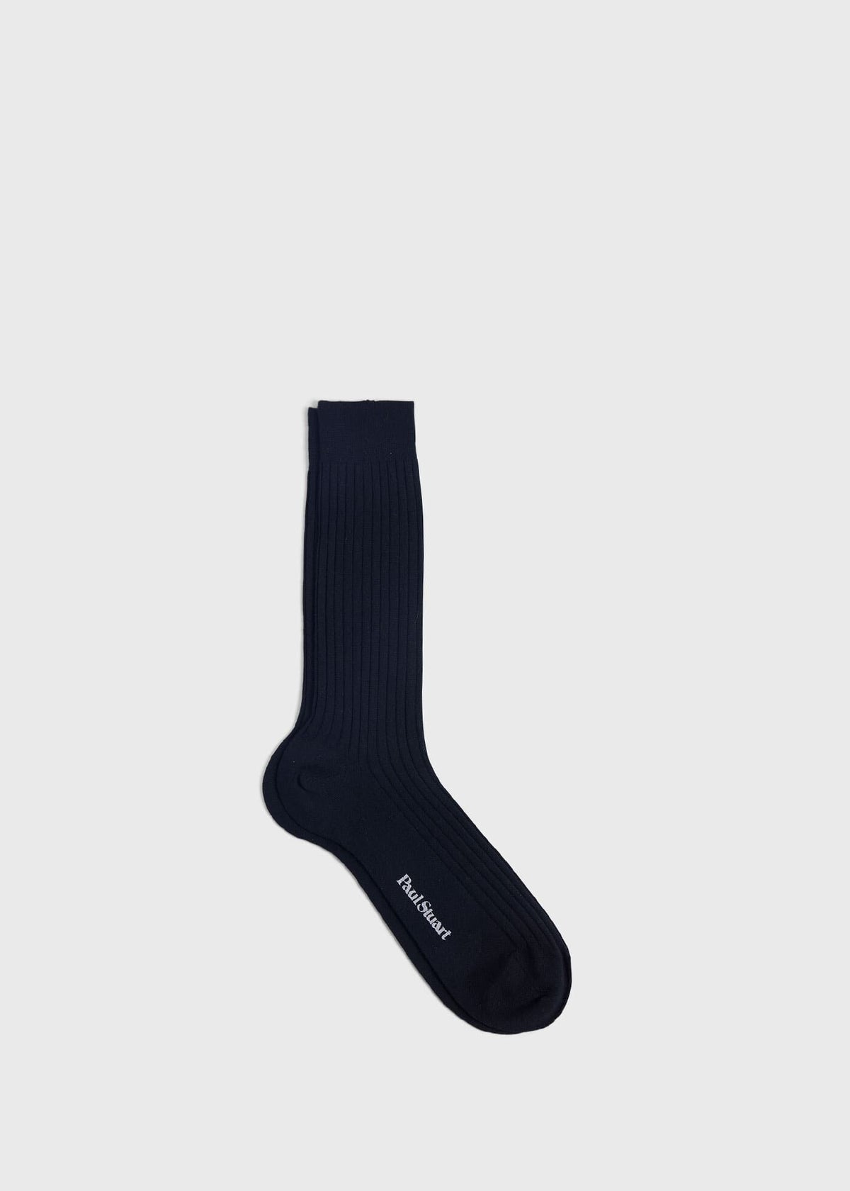 All Year Wool Dress Sock Black - Paul Stuart