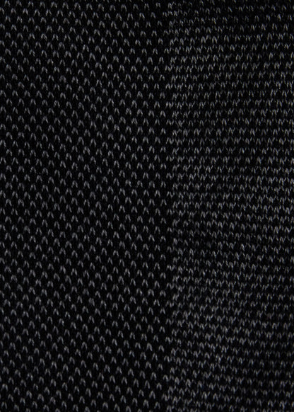 Two-Tone Oxford Sock Black - Paul Stuart