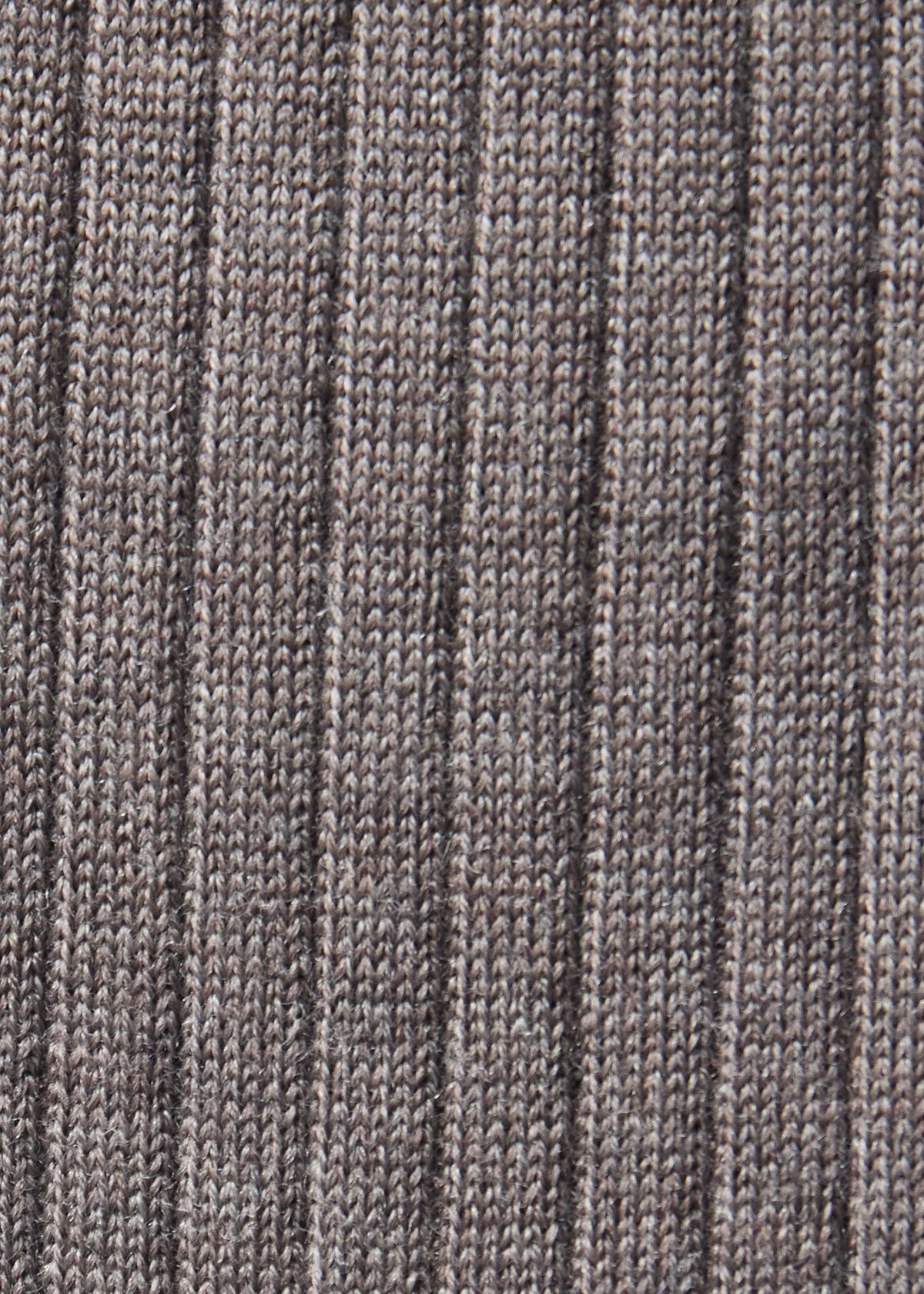 Wool Ribbed Sock with Contrast Trim Grey, unselectable - Paul Stuart