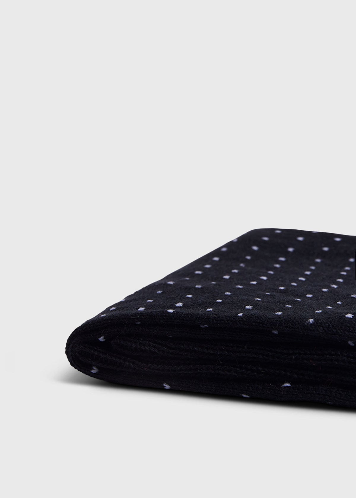 Pindot Dress Sock Black - Paul Stuart