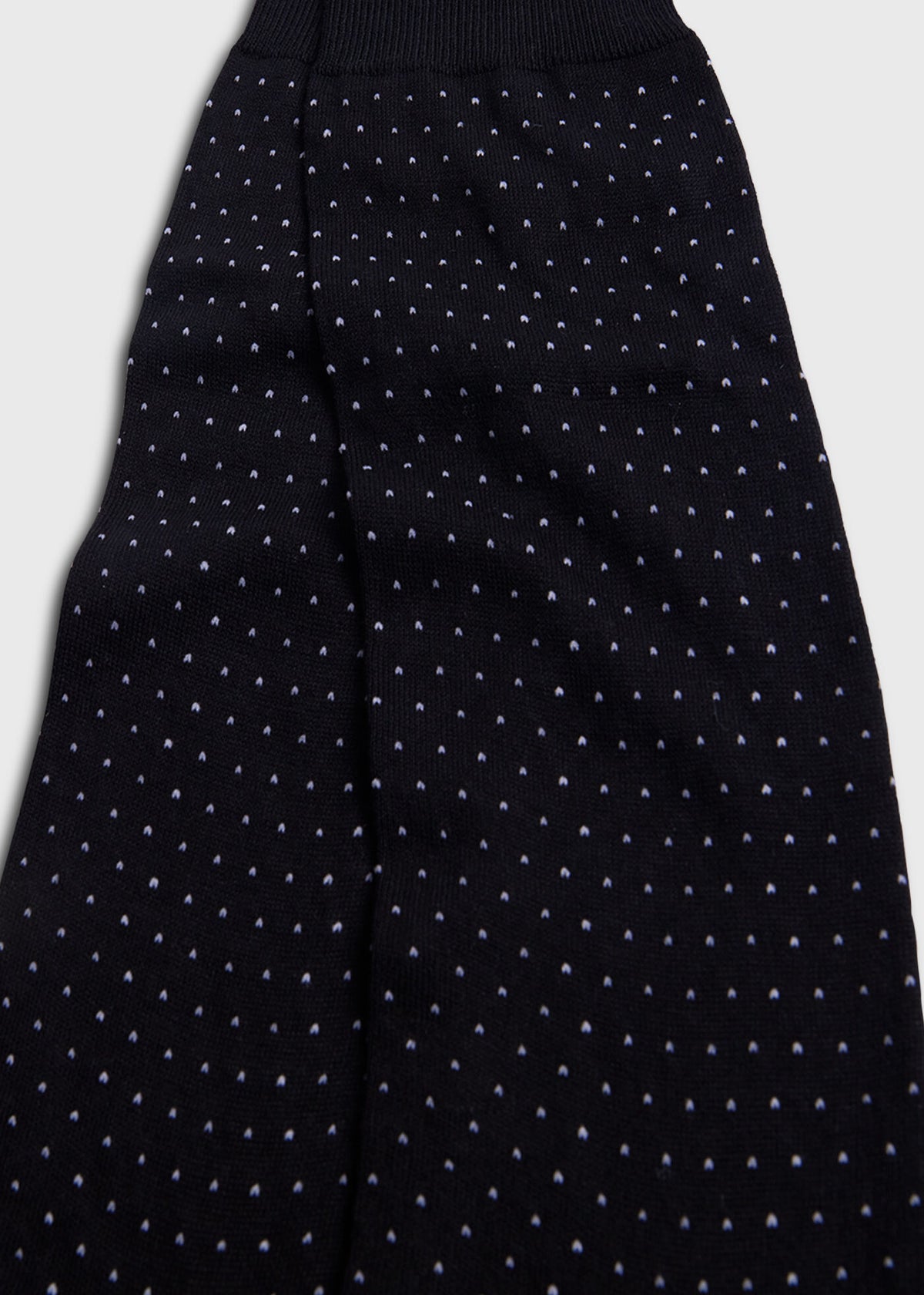 Pindot Dress Sock Black - Paul Stuart