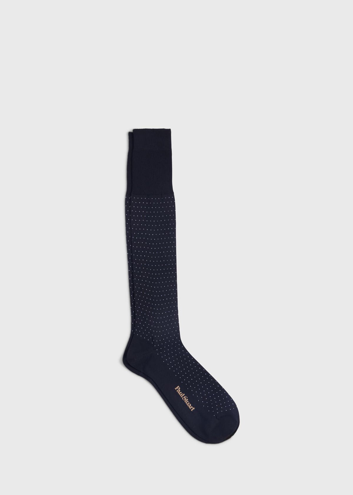 Pindot Dress Sock Black - Paul Stuart
