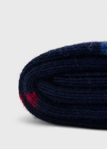 Chunky Colorful Dot Sock Grey - Paul Stuart